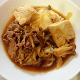 簡単・すき焼き風豆腐